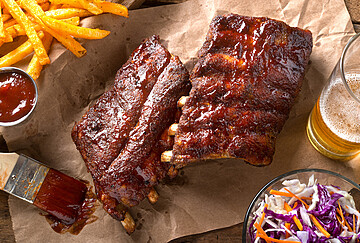 Barbecued Baby Back Ribs